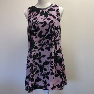 SLNY Pinkish and Purple Leaves Top Size 10